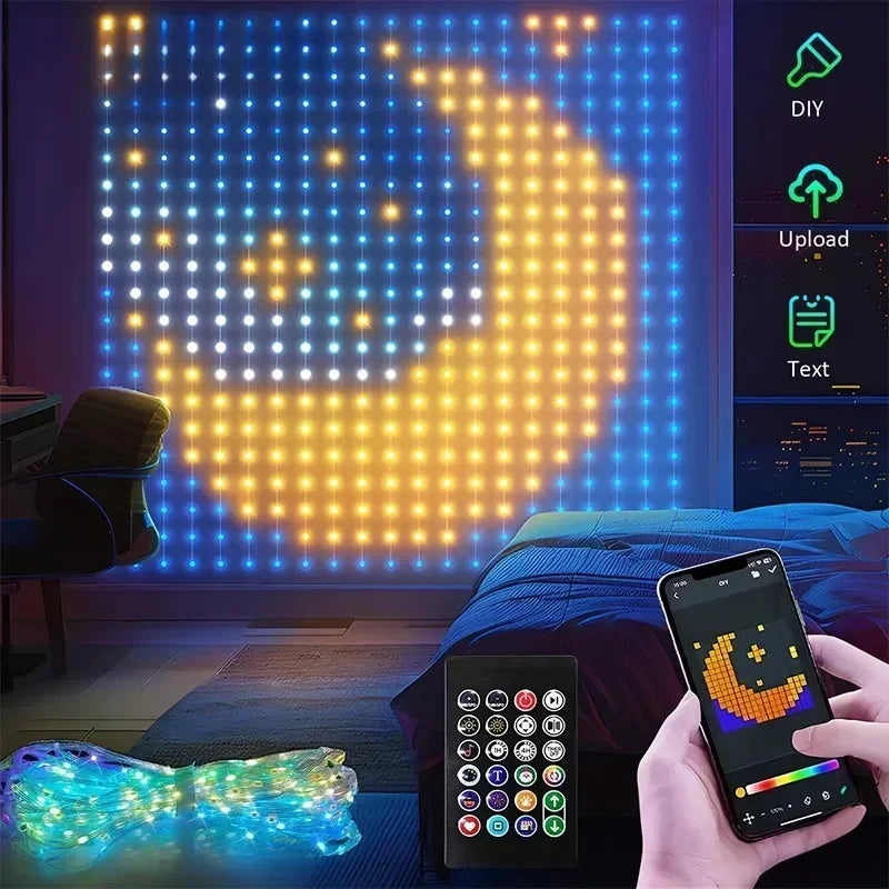 Smart RGB Curtain Lights