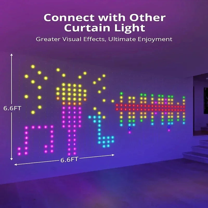 Smart RGB Curtain Lights